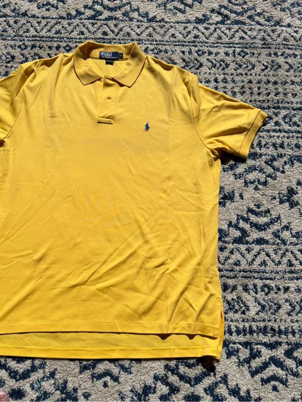 Ralph Lauren Men’s Bright Yellow Polo with Signature Pony